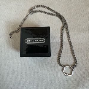 🖤 Little Rooms silver charm necklace🖤